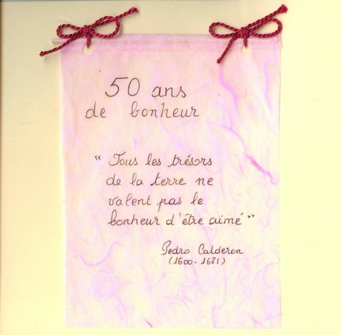 Noces anniversaire texte choisir tableau