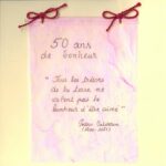 Noces anniversaire texte choisir tableau