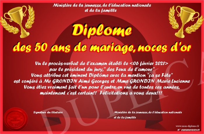 Texte Félicitations 50 Ans De Mariage Noces D'Or