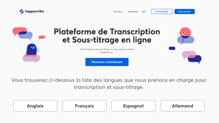 Transcription logiciel gratuit