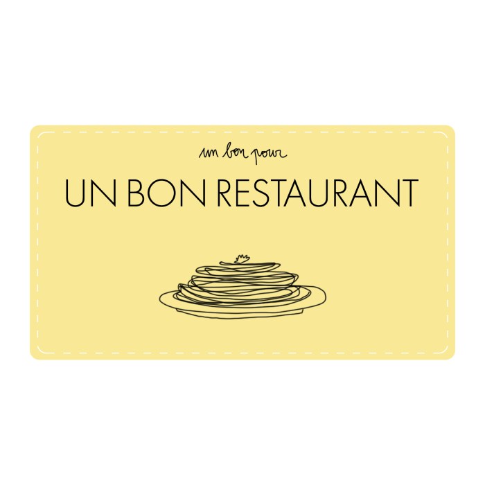 Texte Pour Offrir Un Repas Au Restaurant