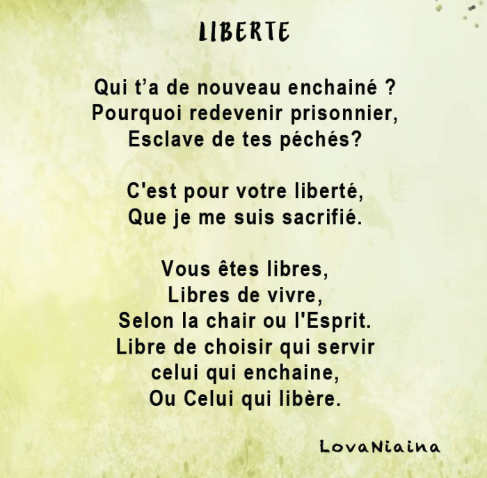 Les Plus Beaux Textes Sur La Liberté