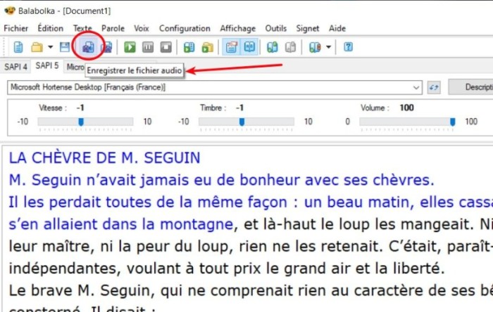 Faire Lire Un Texte Par Une Voix