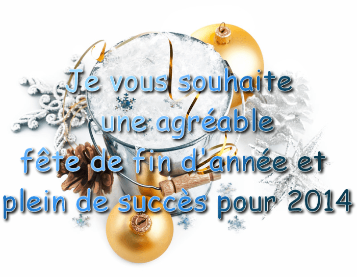 Texte Joyeuses Fêtes De Fin D'Année