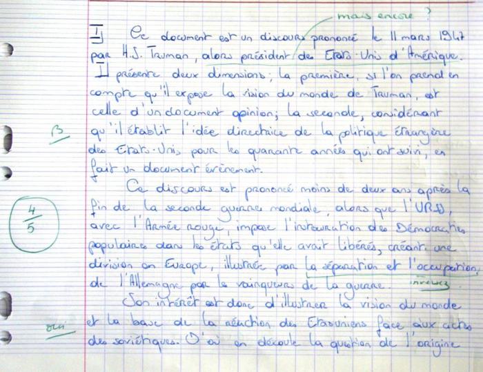 Exemple De Commentaire De Texte Corrigé Pdf 1Ère