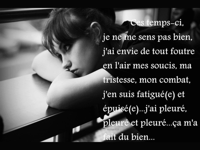 Texte Pour Son Ex Qui Fait Pleurer