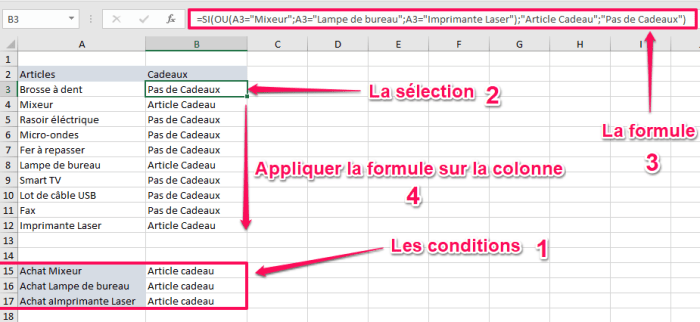 Formule Excel Si Contient Texte Alors Texte