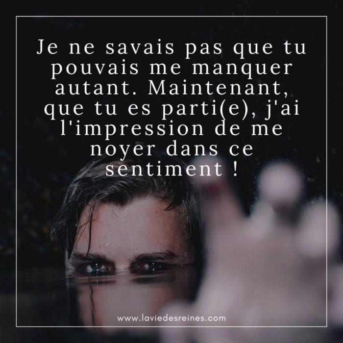 Texte Sur Le Manque D'Une Personne Qu'On Aime