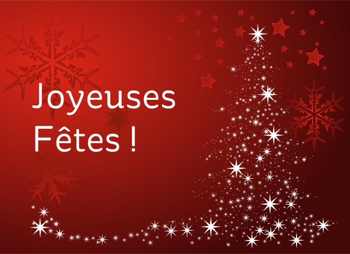 Texte Joyeuses Fêtes De Fin D'Année