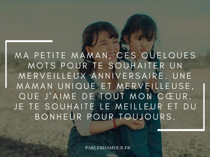 Long Texte Pour L'Anniversaire De Sa Maman