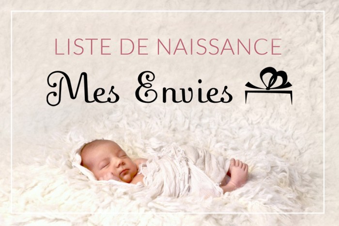 Exemple Texte Liste De Naissance Mes Envies