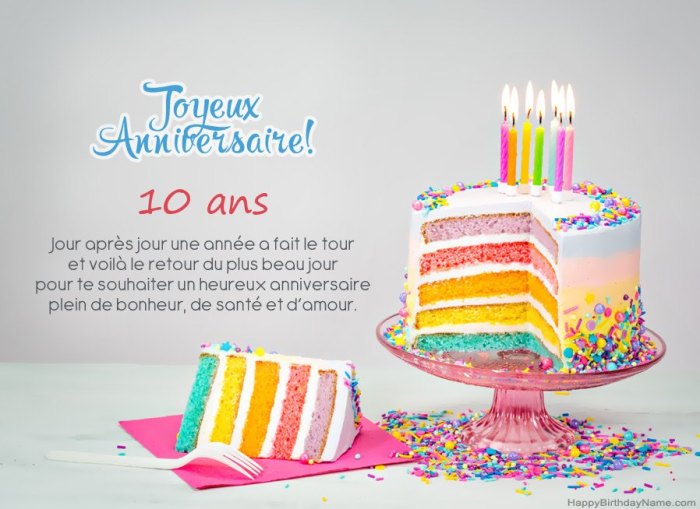 Texte Anniversaire 10 Ans Des Grands-Parents