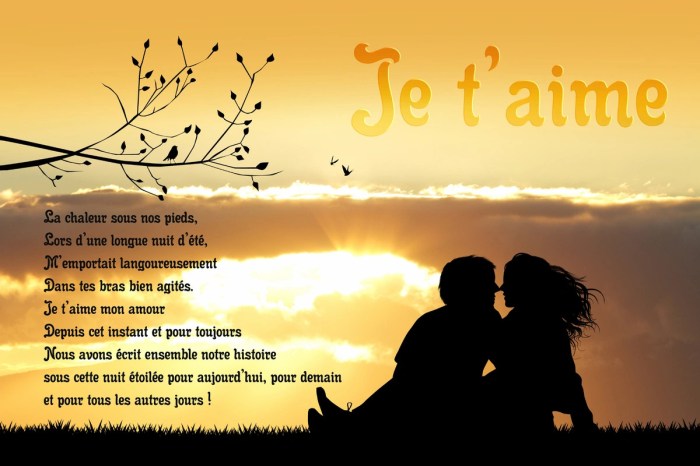 Texte D'Amour Pour Lui Dire Je T'Aime