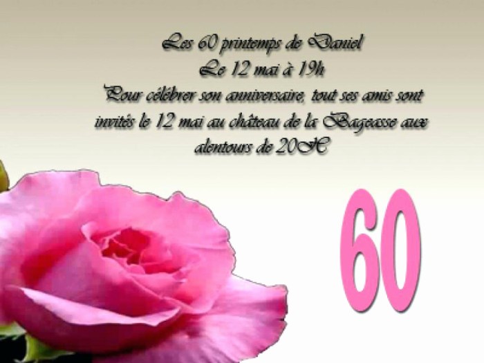 Texte Pour 60 Ans De Mariage Pour Des Amis