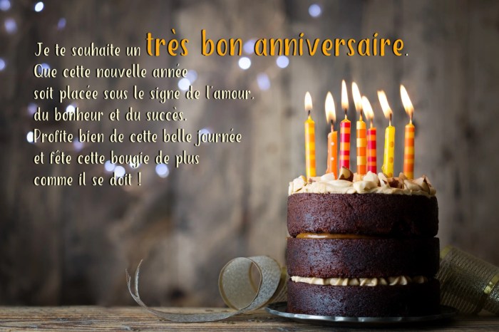 Nous Te Souhaitons Un Joyeux Anniversaire Texte