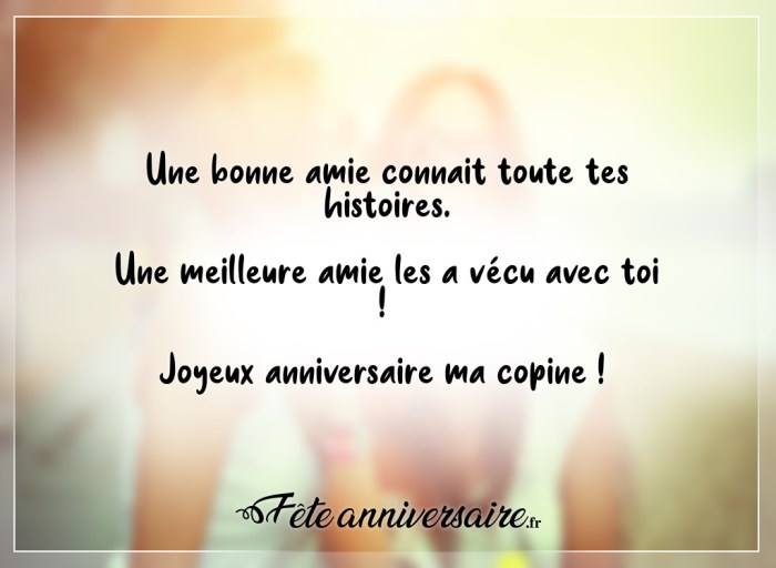 Texte D Anniversaire Pour Sa Meilleure Amie