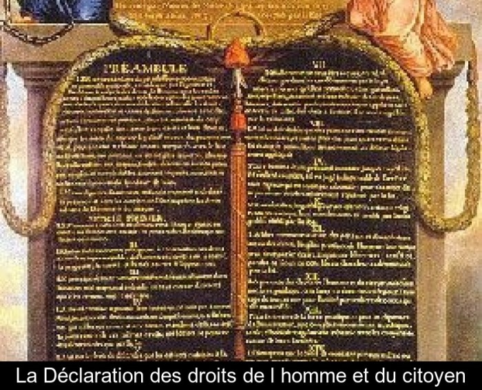 Texte Déclaration Des Droits De L'Homme Et Du Citoyen 1789