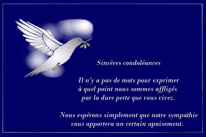 Texte De Condoléances Pour Le Décès D'Un Fils